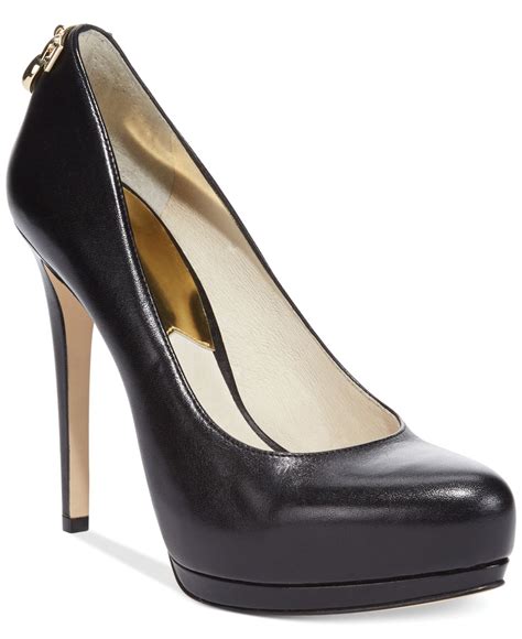 michael kors platform heels|Michael Kors black kitten heels.